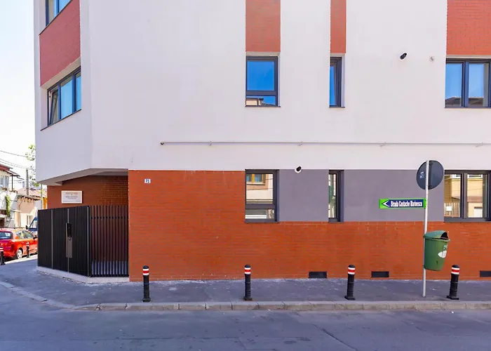 Apartmán Lyra New Boutique Building With Fee-based Parking & Terrace Bukurešť