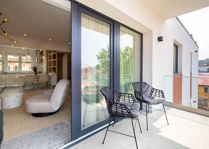 Lyra New Boutique Building With Fee-based Parking & Terrace Apartament Bukareszt